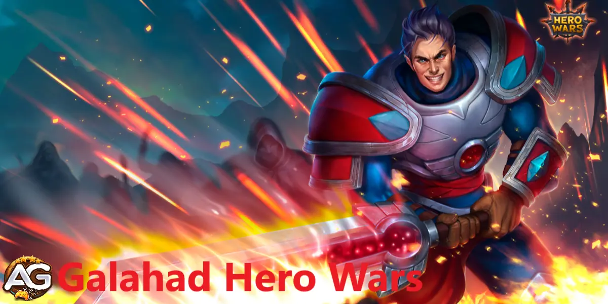 Galahad guide wallpaper, Hero Wars.