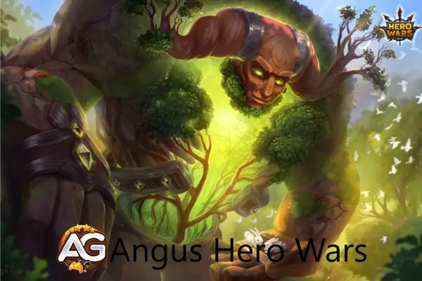 Illustration of Angus, a character from the game Hero Wars Alliance - Wallpaper