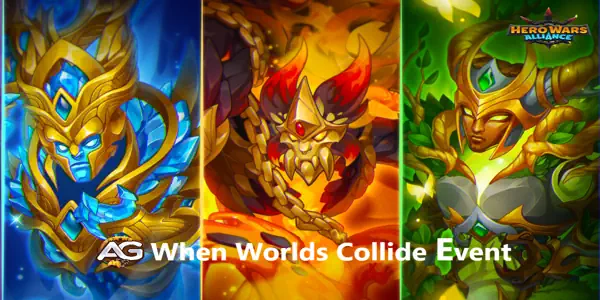 Illustration of When Worlds Collide Event Hero Wars Alliance - Wallpaper