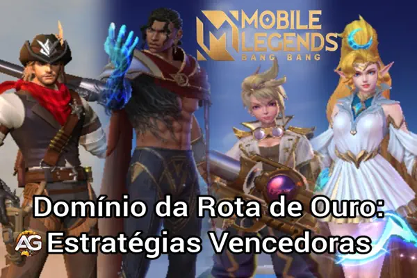 Ilustração de personagens da Rota de Ouro em jogo Mobile Legends Bang Bang. - MLBB Papel de Parede.