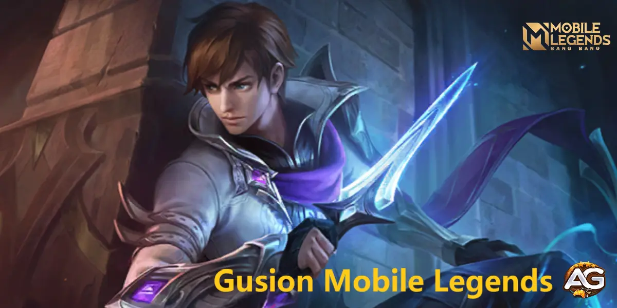 Illustration of Gusion from Mobile Legends - MLBB Wallpaper