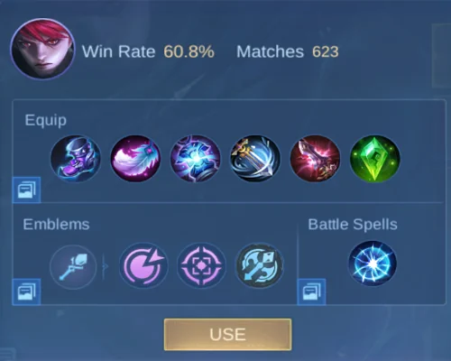 Julian with Top Global Build, Mobile Legends: Bang Bang