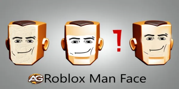 Ilustração do Roblox Man Face - Alexandre Games. - Papel de parede